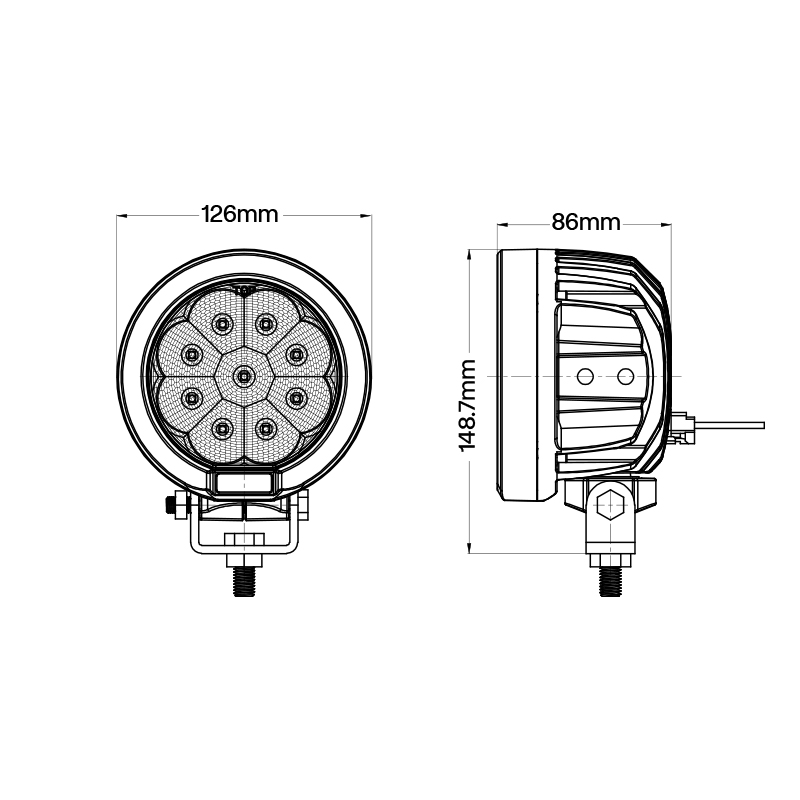 YW-5059A-45 45W LED Warning Light