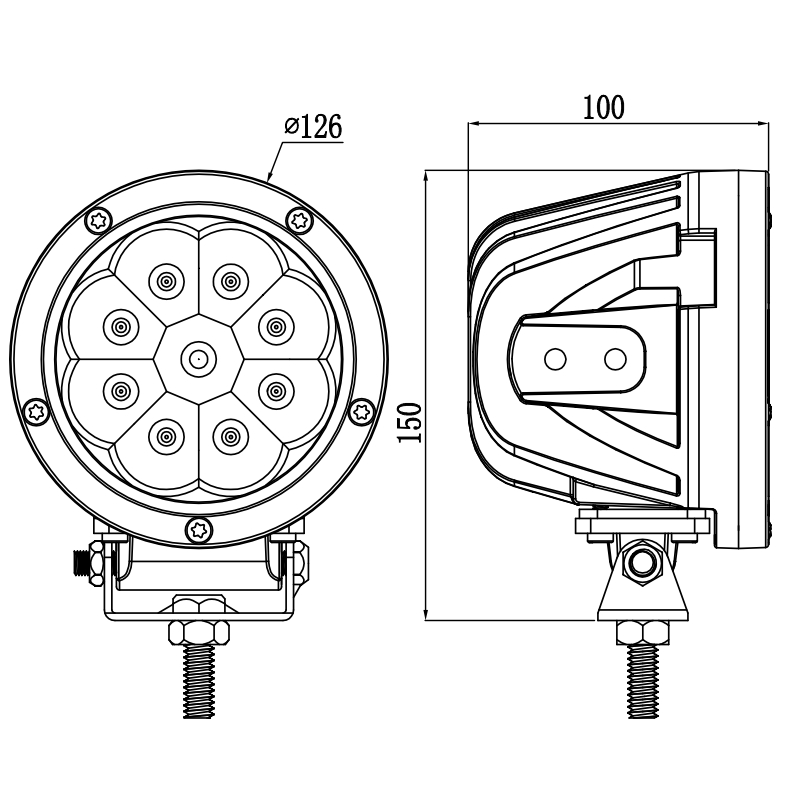 YW-5046 45W LED Driving Light